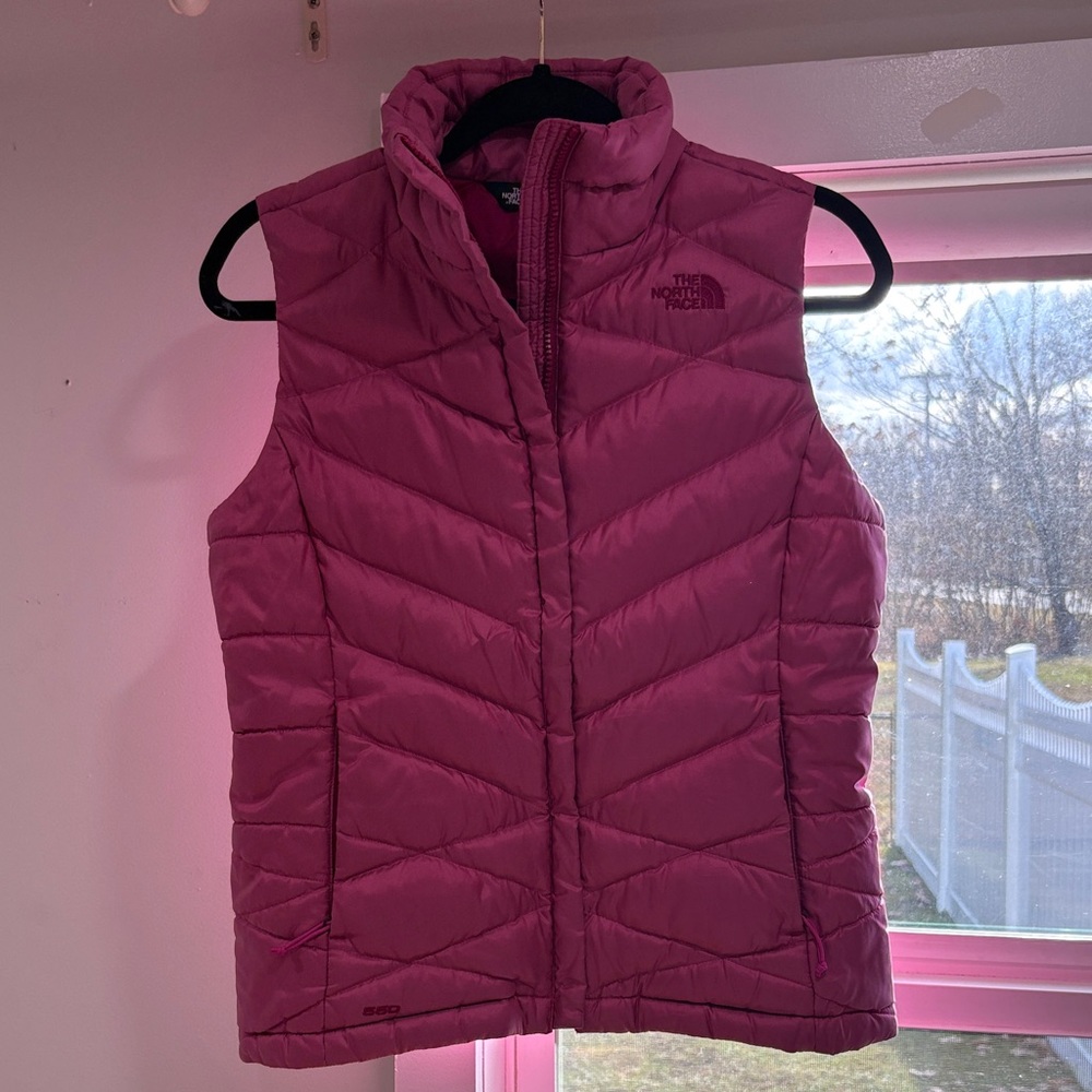 The North Face Magenta Quilted Vest